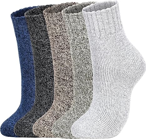 Wool Socks - Winter Warm Wool Socks for Women Men