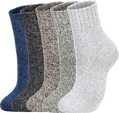 Wool Socks - Winter Warm Wool Socks for Women Men